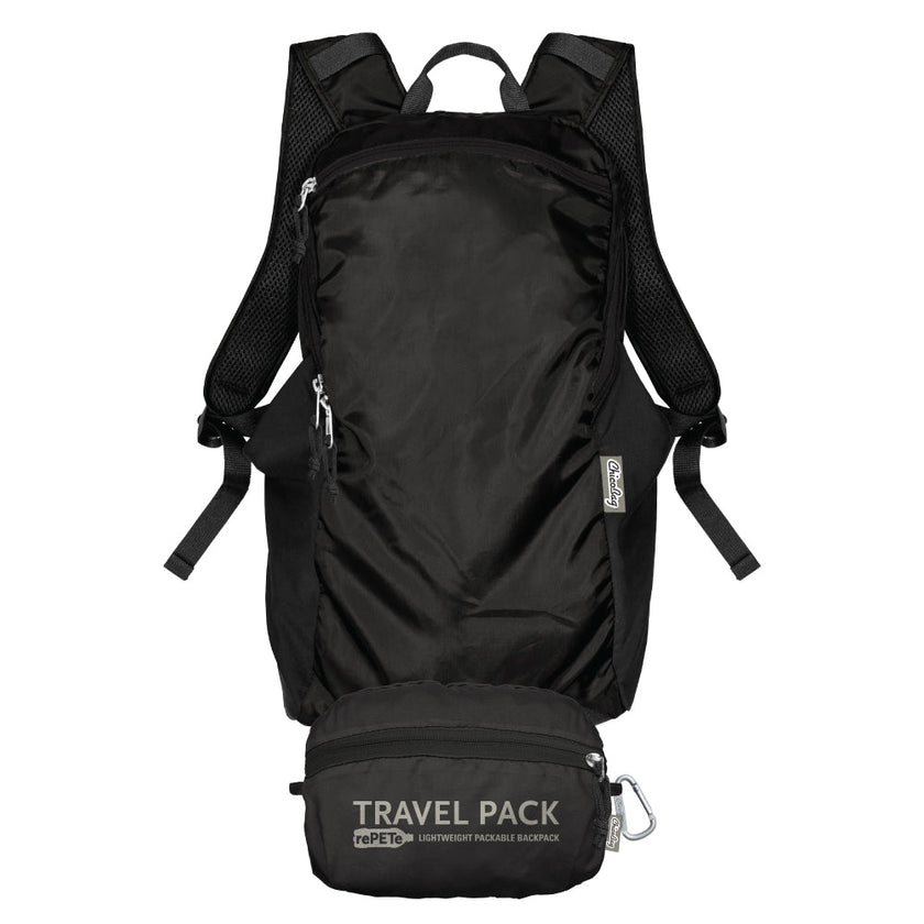 ChicoBag Travel Pack rePETe + Refine Pouchable Backpack