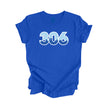 306 Regina Saskatchewan Canada Area Code City Skyline Gift - Unisex T-Shirt - Inspired X