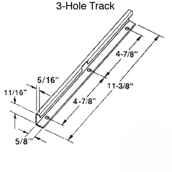 Casement Window Track – 11-3/8
