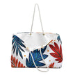 Colorful Tropical Leaves Weekender Bag | Palm Leaf Travel Tote Bag | Large Tote Bag | Mom Weekender Bag | mom carry on bag