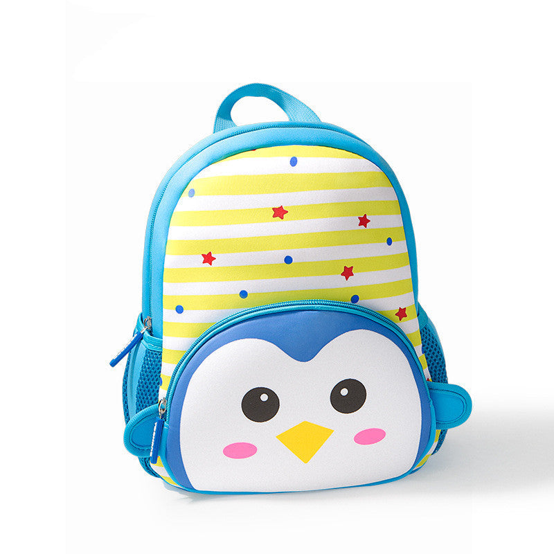 Zoo Cartoon Animal School Bag for Kids – Cute 3D Backpack (Lion, Tiger, Whale & More)