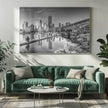 Wall art Vancouver Impression of Granville Island | Monochrome