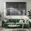 Wall art Charming evening impression from Vancouver | Monochrome