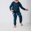 Kids Bamboo Lightweight Joggers | Navy