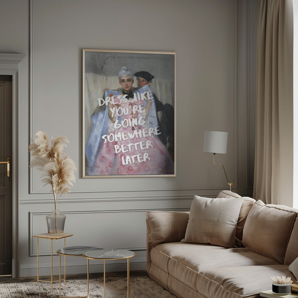 Art mural : habillez-vous pour réussir.