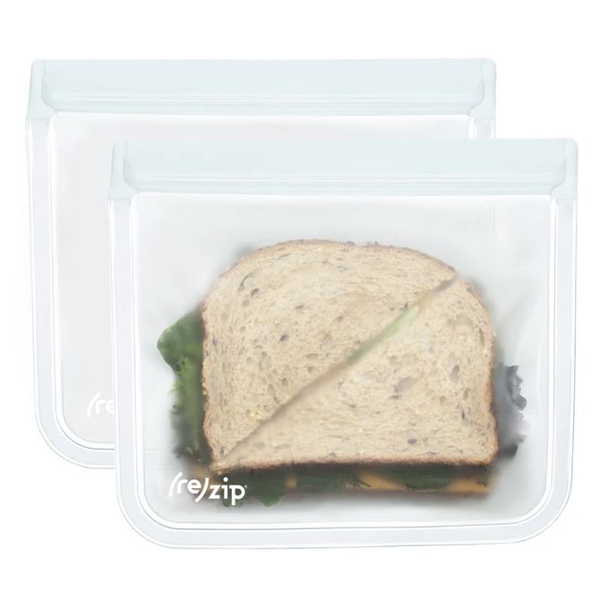 (re)zip Lay-Flat Lunch Size Leakproof Reusable Storage Bag