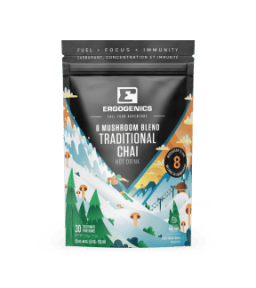 Ergogenics Nutrition - 8 Mushroom Blend - Traditional Chai (210g)