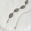 Women's Carved Vintage Metal Waist Chain – Engraved Retro Body Chain Silver Gold