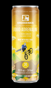 Ergogenics Nutrition - Liquid Adrenaline - Lemon Ginger (355ml)