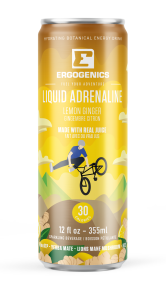 Ergogenics Nutrition - Liquid Adrenaline - Lemon Ginger (355ml)