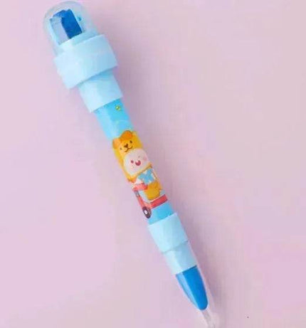 12 Color Bubble Crayon Painting Graffiti Seal for Children