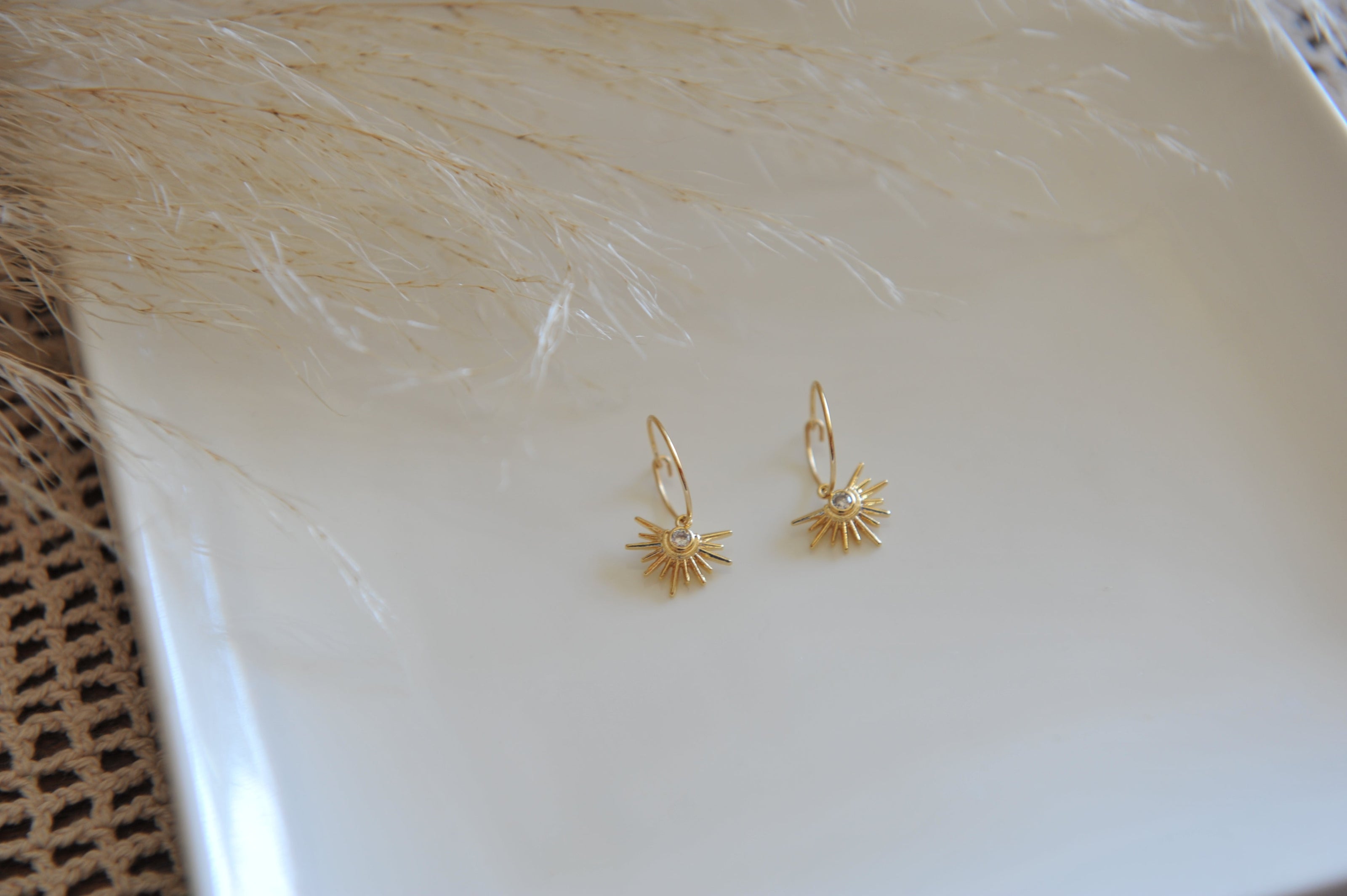 Starburst Hoops