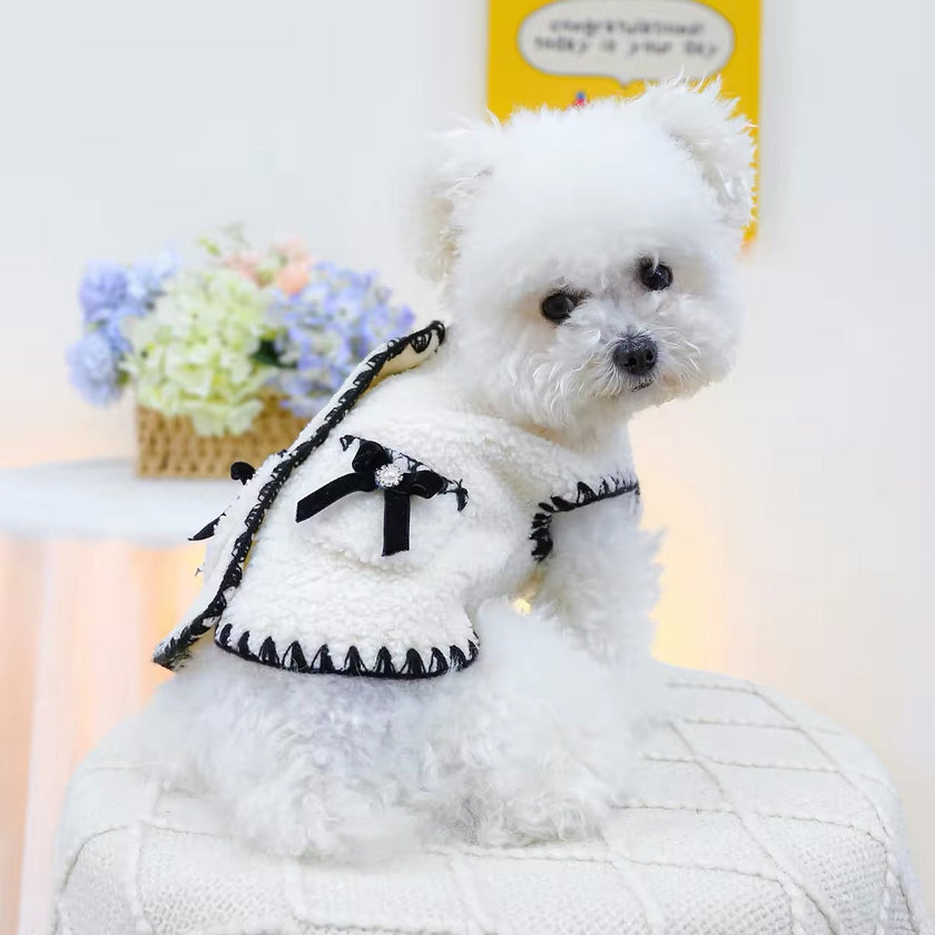 Zelda Vest – Luxury Fur-Trim Dog Vest
