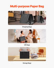 VEVOR Kraft Paper Bags with Handles  Large Eco-Friendly Bags