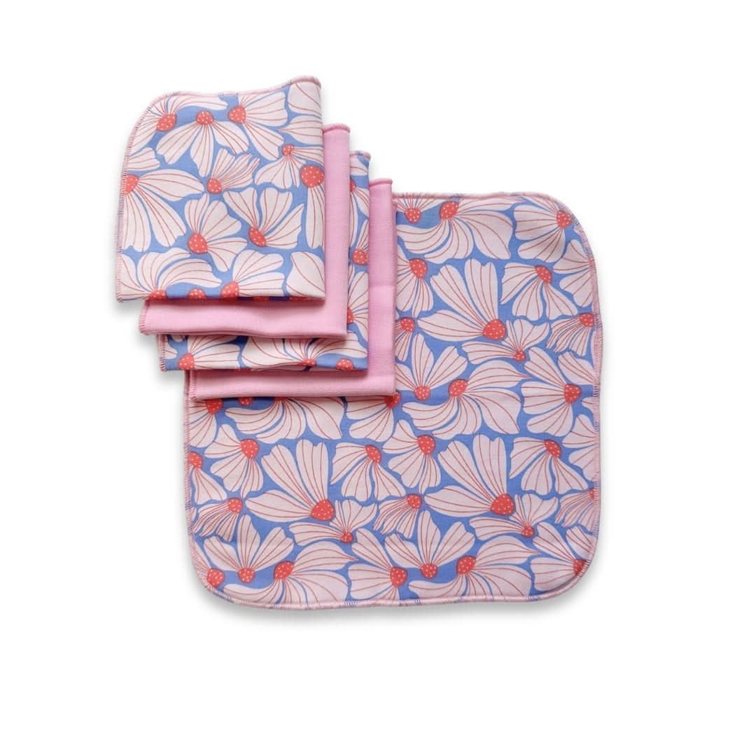 Bamboo Baby Washcloths (Pack Of 5) | Coastal Keepsakes