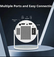 Mini Smart Projector – Portable 4K WiFi6 Design for Home Theater & Outdoor Movies