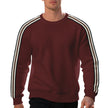 Mens Crew Neck Sweater – Striped Loose Pullover for Casual Wear