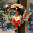 Old Man Snowman Elk Vine Ring Christmas