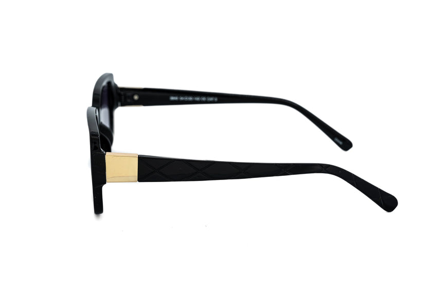 Odette – Quilted Rectangular Polarized Sunglasses | Bolero Eyewear