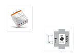 4-Port USB Wall Charger with Quick Charge 3.0 – EU, UK & US Plug | Multi-Colour