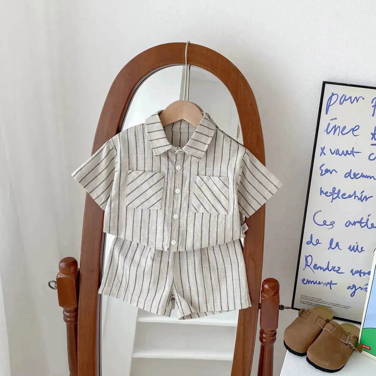 Infant Casual Short Sleeve Suit Two piece for Baby boy