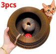 Accordion Cat Scratcher with Bells – Paper Scratching Post for Cats (1, 2 & 3 pcs)
