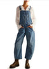 Women's Loose Denim Overalls Jumper – Casual Bib Suspender Jeans Jumpsuit with Pockets | Streetwear