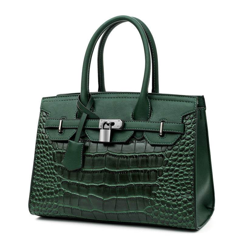 Trendy crocodile pattern Cooperate Satchel Work Handbag for Ladies