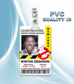 Ghostbusters Winston Zeddemore ID Badge PVC