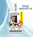 Ghostbusters Peter Venkman ID Badge PVC