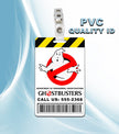 Ghostbusters Call Us ID Badge PVC