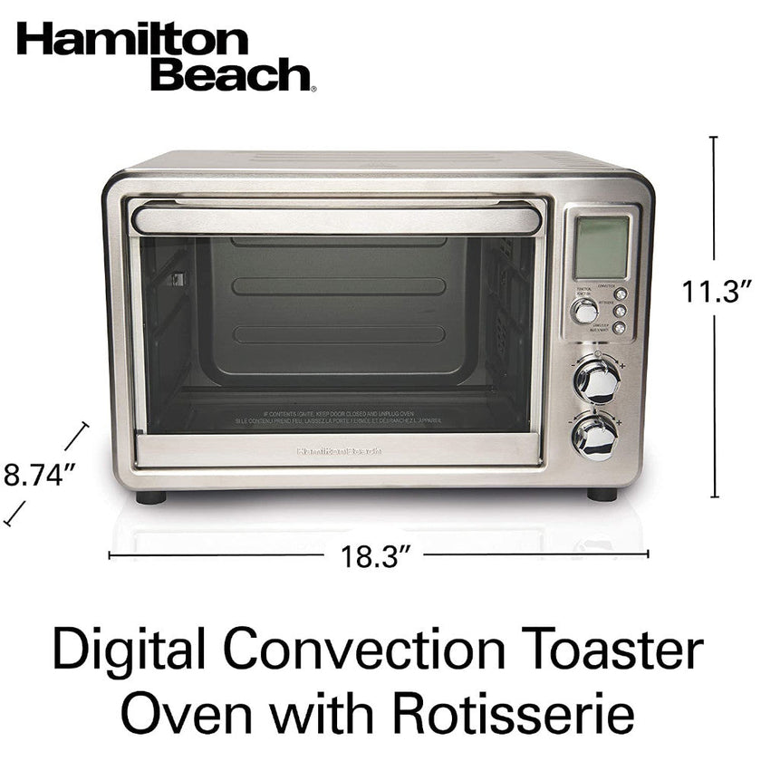 HAMILTON BEACH Surecrisp Digital Air Fry Oven - 31193C