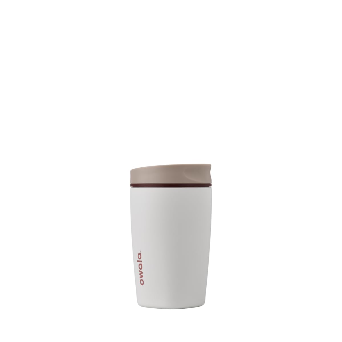 Owala SmoothSip Slider Insulated Stainless Steel Coffee Tumbler, Reusable Iced Coffee Cup, Hot Coffee Travel Mug, BPA Free 12 oz, Vanilla Bean 🍁 All In One Marketplace Canada
