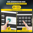 High Security Safe Box, 2.1 CU.FT Fingerprint Safe Box 2 Keys & Digital Keypad, Q235 Steel Safe Box