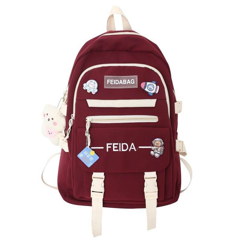 Large Capacity College High School Girls School Bag