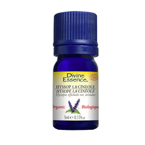 Divine Essence - Hyssop 1.8 Cineole (Organic) (5ml)
