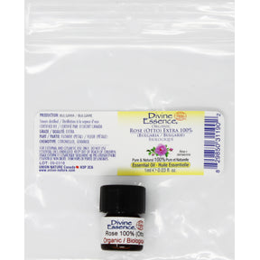 Divine Essence - Rose (Otto) Extra 100% (Organic) (1ml)