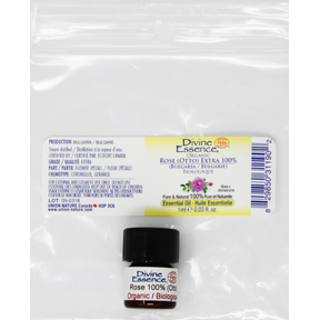 Divine Essence - Rose (Otto) Extra 100% (Organic) (1ml)