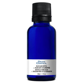 Divine Essence - Bl. Glass Bottle 30ml + Black Cap (30ml)