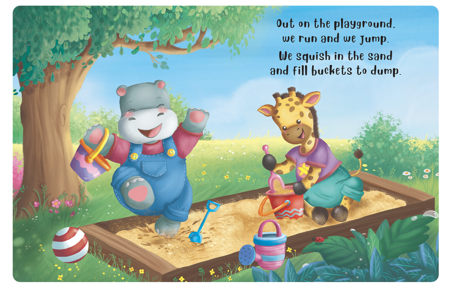 Little Hippo Books - My Best Friend- Children's Padded Board Book