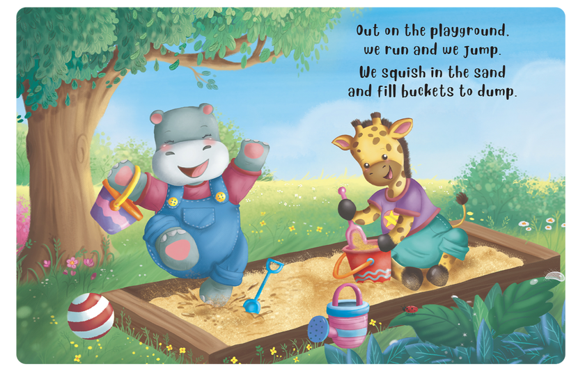Little Hippo Books - My Best Friend- Children's Padded Board Book