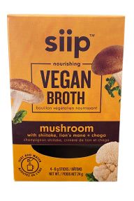 Siip Bone Broth - Vegan Mushroom Broth 4 Pack