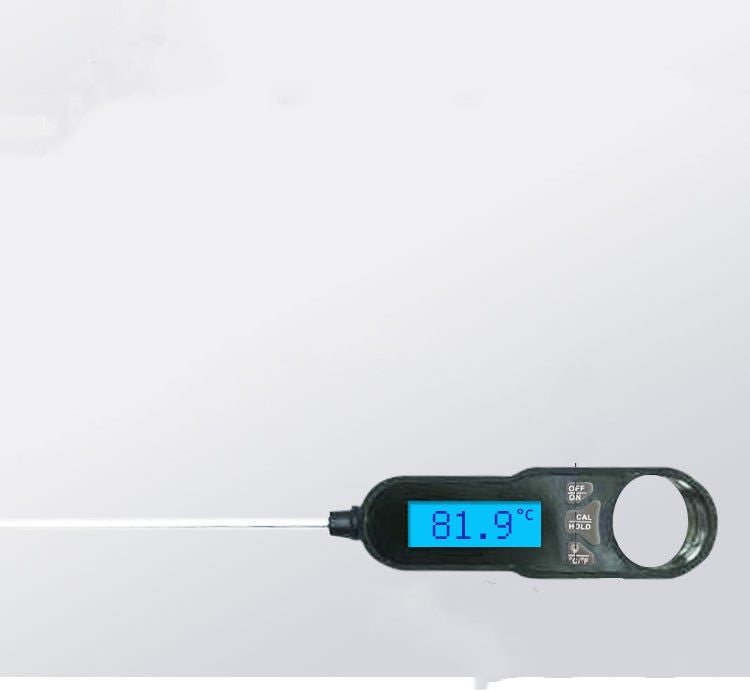 Instant Read Meat Thermometer, -50°C to 300°C, ±1°C Accuracy, Black