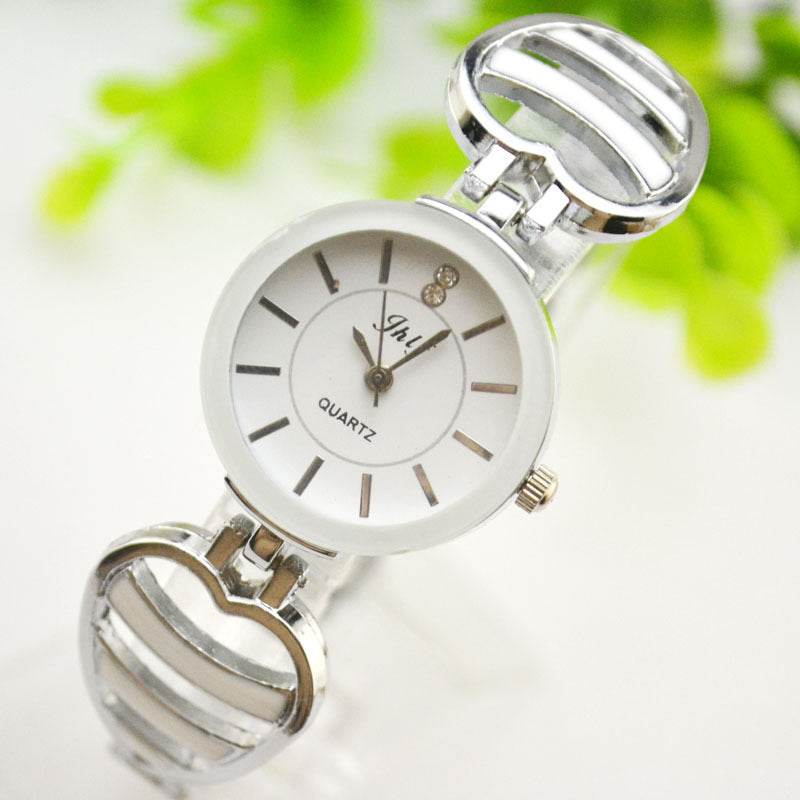 Waterproof bracelet quartz watch for ladies