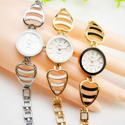 Waterproof bracelet quartz watch for ladies