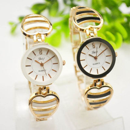 Waterproof bracelet quartz watch for ladies