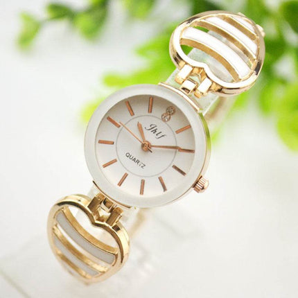 Waterproof bracelet quartz watch for ladies