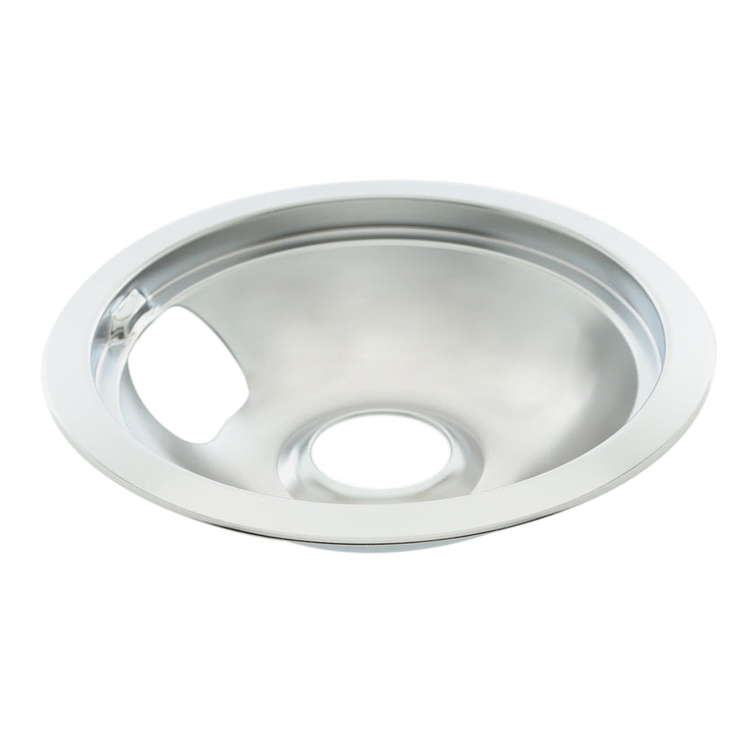 Bol de récupération de gouttes de cuisinière Frigidaire 316048414, 6 pouces, chromé.