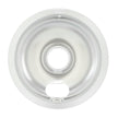 Bol de récupération de gouttes de cuisinière Frigidaire 316048414, 6 pouces, chromé.