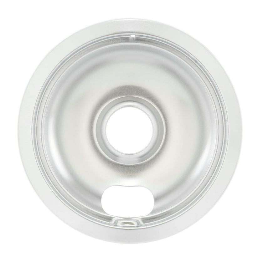 Bol de récupération de gouttes de cuisinière Frigidaire 316048414, 6 pouces, chromé.